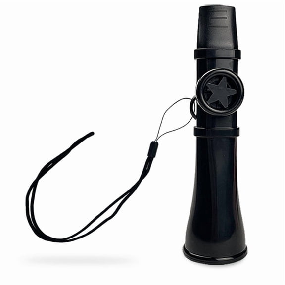 1 x kazoos for adults 1 x lanyard-Black