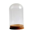 thumbnail image 4 of Preserved Flower Glass Glass Display Case DIY Stylish Microlandscape Holder Glass Dome Cloche Cover for Table Home 9cmx15cm, 4 of 8