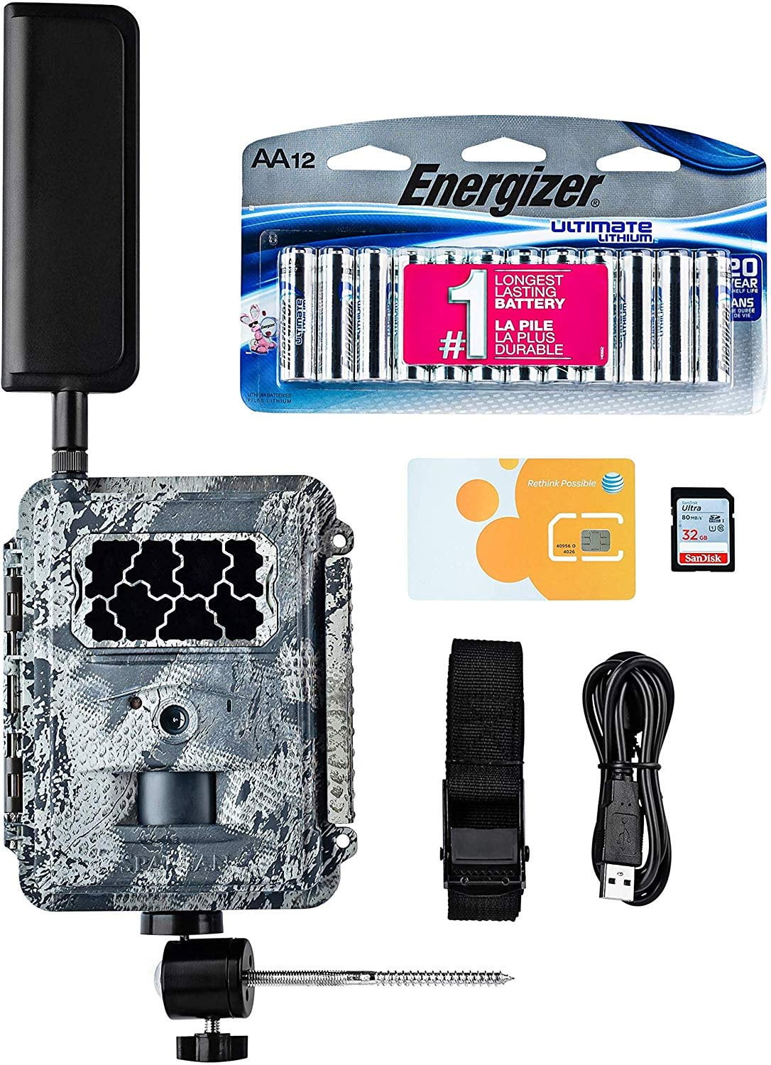 Spartan 4G LTE GoCam Wireless Trail Camera with Batteries, Memory Card