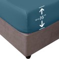 thumbnail image 2 of Extra Deep 35cm Fitted Sheets Queen King Size Soft Microfiber Mattress Bed Cover, 2 of 17