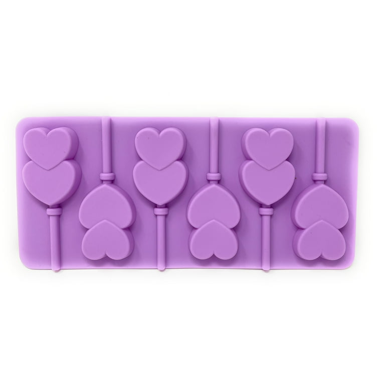 Double Hearts Silicone Candy Mold - R&M International