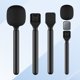 thumbnail image 4 of Adaptador de micrófono de entrevista inalámbrico para micrófono DJI, adaptador de montaje portátil, 4 of 8