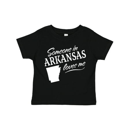 

Inktastic Someone in Arkansas Loves Me Gift Toddler Boy or Toddler Girl T-Shirt