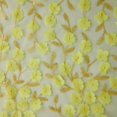 thumbnail image 3 of Zelouf Alyce 3D Floral Sequin Embroidery Mesh  , Sewing, DIY, Crafts Fabric by the Yard, Daffodil, 7 Yard, 3 of 3