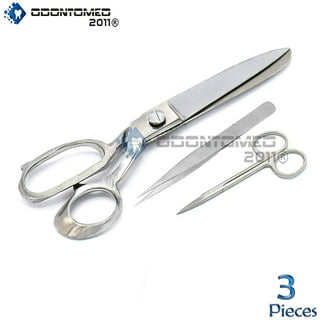 ThreadNanny Professional Tailor Scissors 9 inch for Cutting Fabric and  Leather Heavy Duty Scissors 
