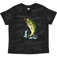 thumbnail image 3 of Inktastic Leaping Bass Fish Boys or Girls Toddler T-Shirt, 3 of 5