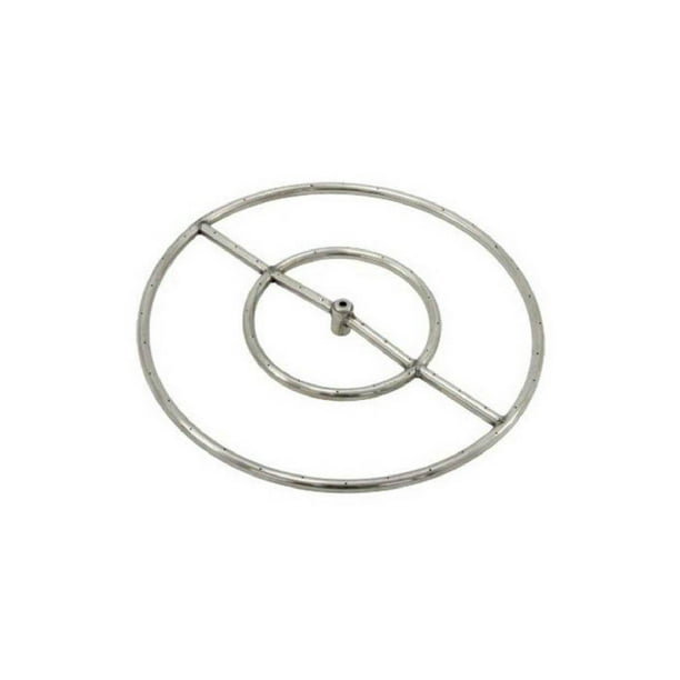 Rasmussen Stainless Steel Fire Pit, 24 Inch Gas Fire Pit Ring