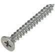 Hillman Stainless Steel Sheet Metal Screws No. 8 X 1-1/4 " Phillips Flat Head
