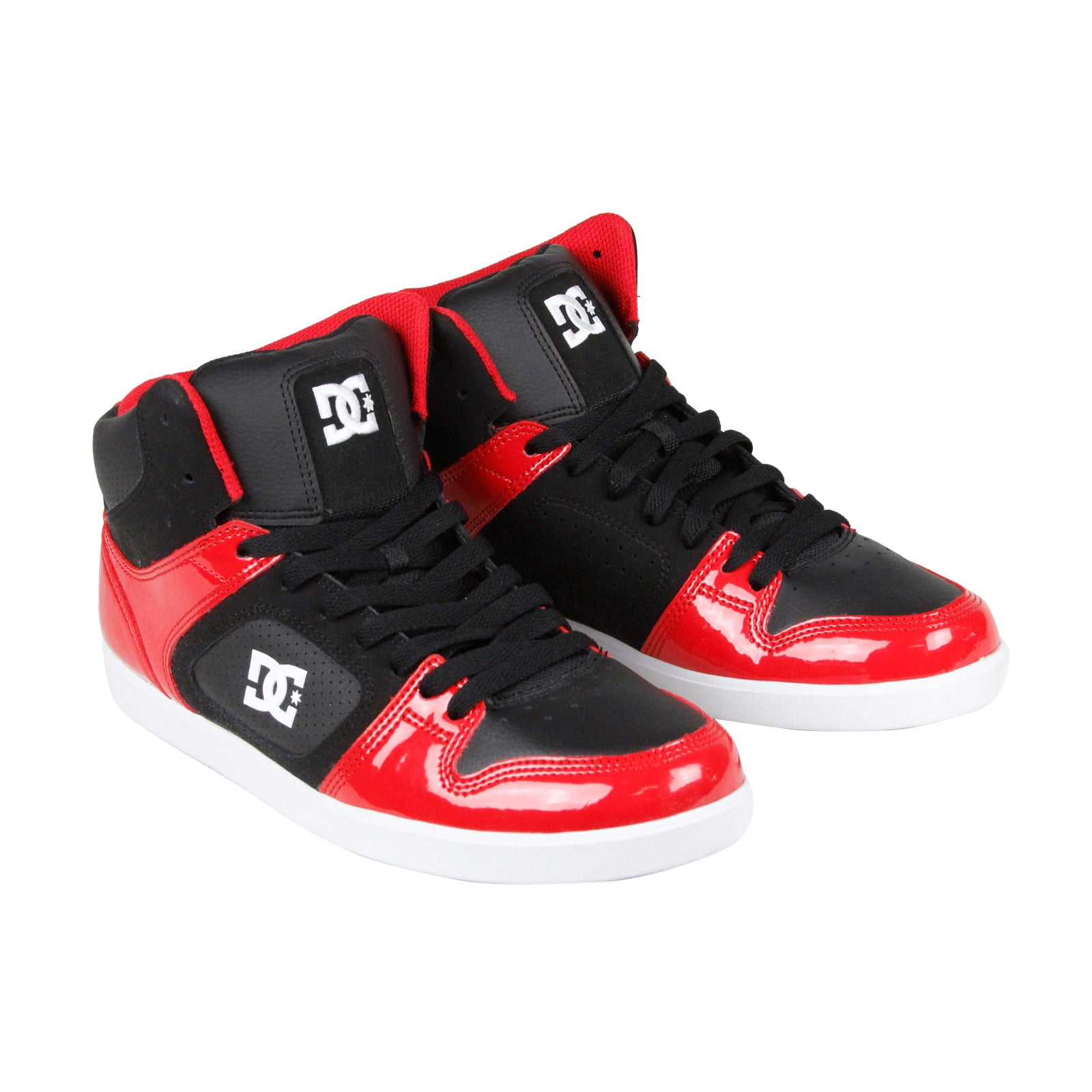 red dc shoes high tops