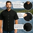 thumbnail image 3 of Tiger Hill Men's Fishing Shirt Short Sleeves, 3 of 5