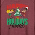 thumbnail image 3 of Hey Arnold! - Holiday Homies - Women's Lightweight French Terry Long Sleeve Shirt, 3 of 5