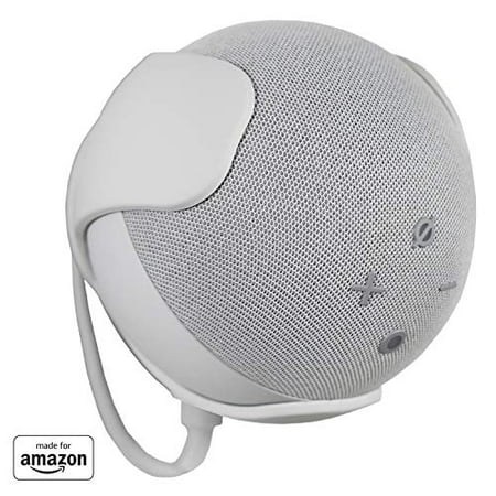 All New, Made For Wall Mount, White, for Echo Dot (4th generation)
