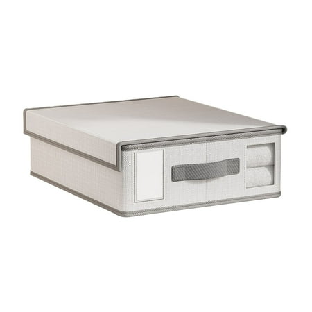 SouMaox Clothes Storage Bag Breathable Nonwoven Fabric Reinforced Handle Organize Bedding Linens for Bedroom Wardrobe Closet Management