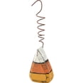 thumbnail image 2 of Fall Decor - Prim Chunky Wood Candy Corn Bowl Ornaments 6pc Set, 2 of 3