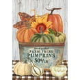 thumbnail image 2 of Briarwood Lane Farm Fresh Bushel Autumn House Flag, 2 of 4