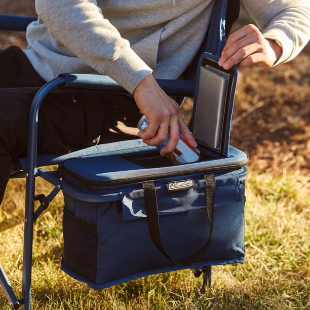 Flex 'N Go Outdoor Folding Chair for Camping with Table & Cooler