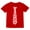 Red, variant on Tstars Boys Unisex Red Hearts Tie Valentine's Day Kids T Shirt