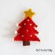 thumbnail image 3 of 1/3Pcs Wool Felt Christmas Pendants Hand Sewing Felt Snowmen Xmas Tree Wreath Socks Gloves Hanging Ornaments Navidad Party Decor, 3 of 5