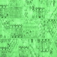 thumbnail image 1 of Ahgly Company Indoor Square Persian Emerald Green Traditional Area Rugs, 3' Square, 1 of 4