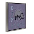 thumbnail image 3 of Stupell Industries Traditional Gray Floating Frame Canvas Art, 18 x 18, by Spirit Animals/Life Is High, 3 of 8