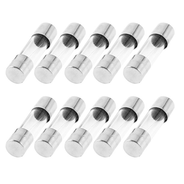 10 Piezas de Fusibles de Tubo de Vidrio de Tipo Rápido 5x20mm 250V 3.15A