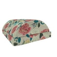 thumbnail image 1 of Flowers Foot Rest, Colorful Grown Roses and Leaves Floral Design, Non-Slip Backing Adjustable Ergonomic Memory Foam Leg Support for Office, Pale Taupe Pale Rust, by Ambesonne, 1 of 5