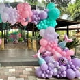 thumbnail image 5 of Mermaid Balloon Arch Kit, Pink Purple Mermaid Tail Arch Party Supplies with Star Tail Foil Balloons for Mermaid Theme Baby Shower Birthday Party Decorations, 5 of 13