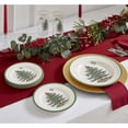 thumbnail image 6 of Spode Christmas Tree 8 Inch Salad Plates, Set of 4 - Holiday Earthenware Tableware Gift, Festive Small Dinner Plate for Sides, Appetizers, Starters - Made in England, Dishwasher, Oven, Microwave Safe, 6 of 6