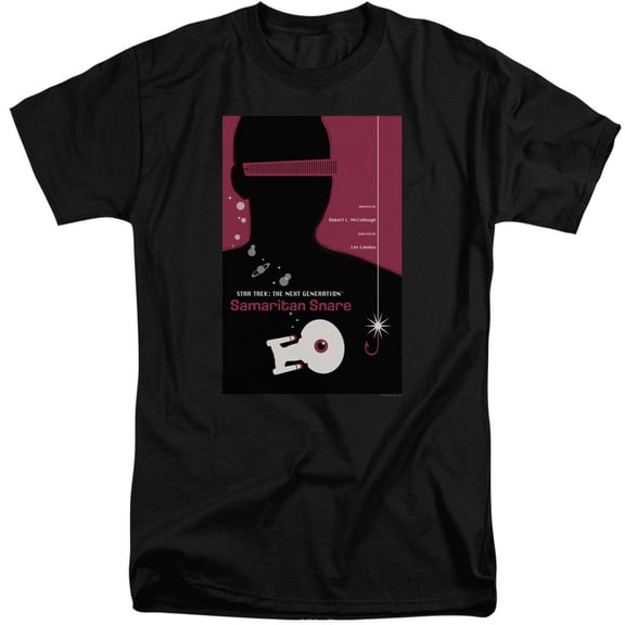 Star Trek Tng Season 2 Episode 17 Adult Tall T-Shirt 18/1 T-Shirt Black