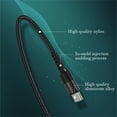 TOPRenddon 5A Super Fast Charge USB TypeC Cable for Android 100cm