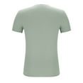 thumbnail image 4 of V Neck Short Sleeve Tshirt Tops Basic Casual Workout Plain Tee Shirts Fitted Tunic Fashion Trendy Cloths 2025, 4 of 5