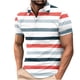 thumbnail image 1 of Camisas de Manga Corta de los Hombres Impresión Botón Casual Turndown Cuello Blusa para el Uso Diario Y Al Aire Libre, 1 of 3