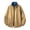 Khaki, variant on Kezqiaxn Mens Jackets Plus Size Fashion Zipper Long Sleeve Loose Athletic Jacket Outdoor Turtleneck Outerwear Winter Coat