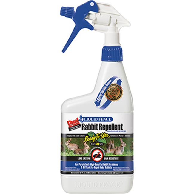 Liquid Fence HG70212 Dual Action Rabbit Repellent, Quart