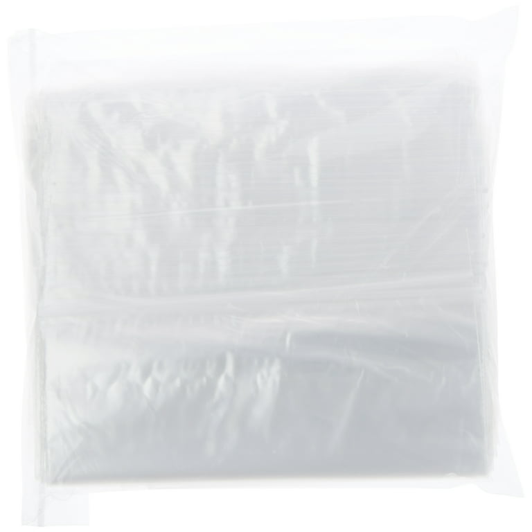 Plymor Zipper Reclosable Plastic Bags, 2 Mil, 6 x 9 (Pack of 100)