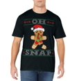 thumbnail image 2 of Cute Gingerbread Man T-Shirt for Men Women Merry Christmas Shirts Fashion Casual Short Sleeves, 2 of 3