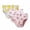 Hot Pink, variant on REDARER Girls' 3-Pack Cotton Briefs Cute Rainbow & Floral Print Comfortable Underwear for Kids,18-24 Months