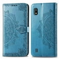 thumbnail image 2 of Dteck Magnetic Shock-Proof Premium PU leather wallet Case with Kickstand and Flip Cover For Samsung Galaxy A10 / M10 SM-M105, Blue, 2 of 3