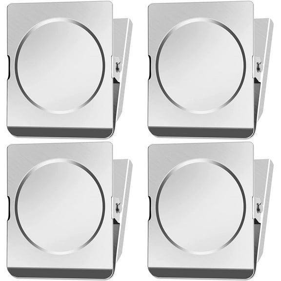 4 Pack Clip Magnets 2.2inch Extra Large Magnetic Clips Heavy Duty, Fridge Magnet Clips, Whiteboard Magnet Clips, Clip Magnets for Fridge Home, Office, Whiteboard etc.
