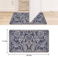 thumbnail image 6 of Bohemian Blue-Purple Door Mat Welcome Door Mat for Front Door, Home Entrance, Yard, Floor, Patio, Non Slip Spring Summer Welcome Mat Indoor Outdoor Doormat 0"*", 6 of 6