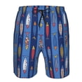 thumbnail image 3 of Logiee Cute Fish Print Mens Swim Trunks Quick Dry Board Shorts,Breathable Hawaii Beach Shorts Swimwear Bathing Suits-Large, 3 of 6