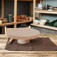 thumbnail image 4 of PAMINGONO 3Pcs Pottery Wooden Paddle Khaki Round for Hobbyists Clay Shaping 12.00X12.00X0.90in, 4 of 8