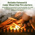 thumbnail image 5 of JYLP Incense Cedar Kindling Combo, 1/2 Cubic Ft Eco-Friendly Fire Starter Kit, Weather Resistant Long Burning Fatwood & Cedar Sticks for Fireplace, Wood Stove, Campfire, Bonfire, 5 of 5