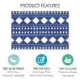 thumbnail image 3 of 2 x 3 Foot Heavy Duty Low Pile Area Rug - Ultra-Thin Non Slip Area Rug - Washable Cotton Indoor Rug for Front Door Foyer Rug for Entryway, 3 of 7