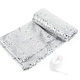 thumbnail image 4 of PAMINGONO Sequin Backdrop Curtain 240x60cm 94.5x23.6in Silver Rectangular Elegant Photo 1Pack, 4 of 8
