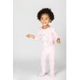 thumbnail image 4 of Disney The Aristocats Bambi Infant Baby Girls 3 Pack Zip Up Sleep N' Plays Newborn to Infant, 4 of 5