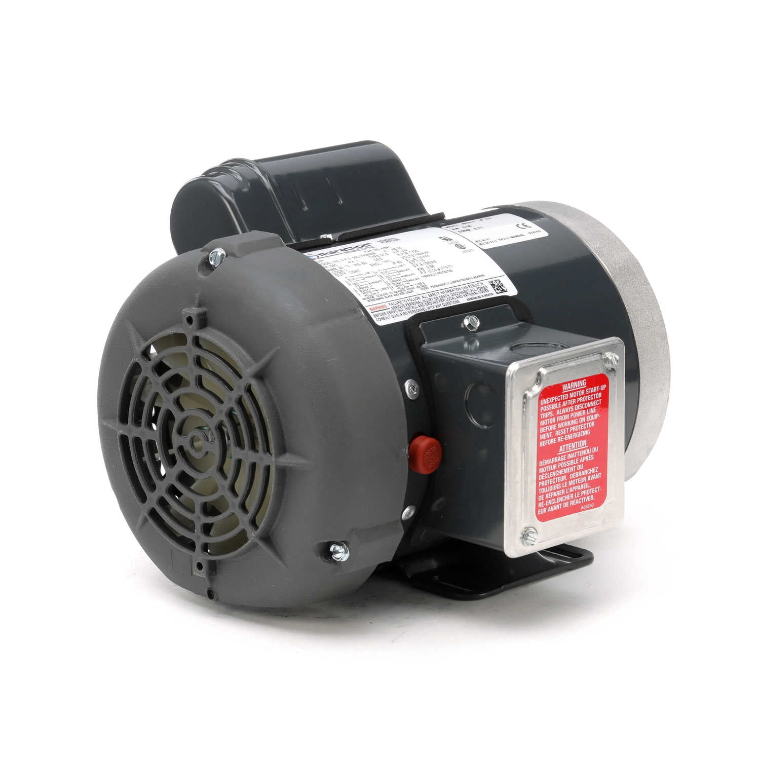 Marathon G381 Electric Motor 3/4 HP 1725 Rpm 1PH 115/208-230 V 56C 056C17F5955