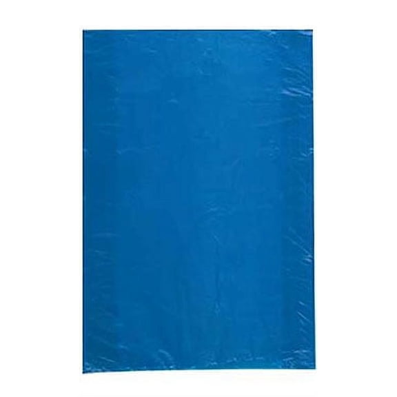 SSWBasics Jumbo High Density Blue Plastic Merchandise Bags - 20”W x 5”D x 30”H - Blue Jumbo High Density Merchandise Bags - Case of 500 Plastic Merchandise Bags - HDPE Plastic Retail Bags for Shopping