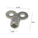 thumbnail image 3 of 2x Radiator Valve Key Faucet Key Radiator Water Tap Plumbing Hole Bleed Bleeding Zinc Alloy Heater Wrench, 3 of 5