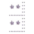 thumbnail image 4 of Guardurnaity 10 Uds pendientes colgantes exquisitas flores de cinco pétalos accesorios de de aleación suministros hechos a mano para Type2 NO2, 4 of 6